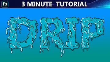 How to Create a Slime Drippy Text Design | Adobe Photoshop cc Tutorial 2020 Free for Beginners