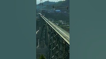 World highest railway bridge chenab #vairalvideo