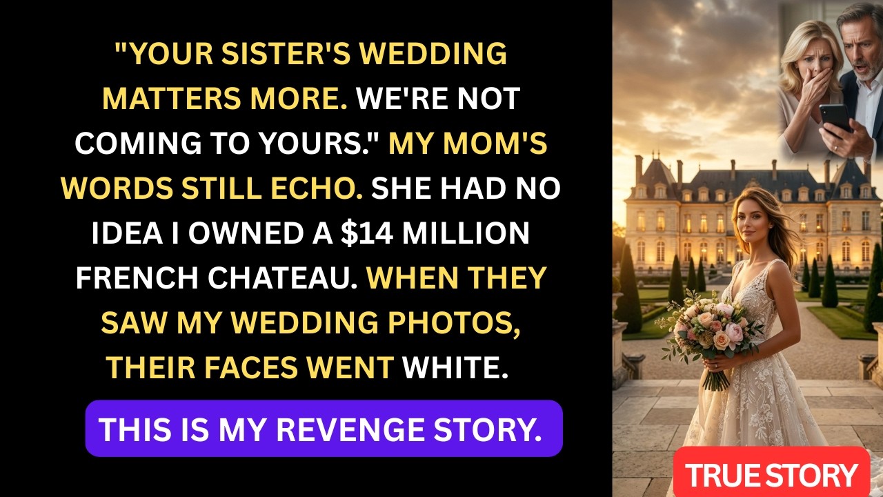My Family Skipped My Wedding for My Sister's... Then Saw Where I Got Married