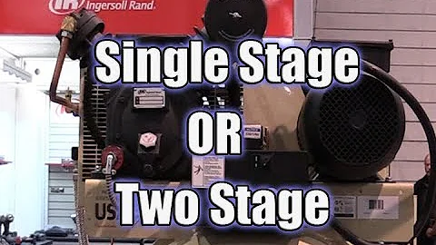 The Difference Between a Single Stage and Two Stage Air Compressor