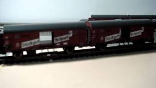 Fleischmann 830684 N scale functional Leig freight car set 1/2