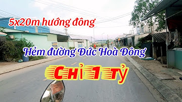 Đất Đức Hoà Đông| 100m2 thổ cư vị trí còn đầu tư tốt