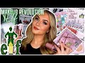 I HEART REVOLUTION X ELF COLLAB /TESTING THE ENTIRE COLLECTION SWATCHES &amp; REVIEW CHRISTMAS 2021