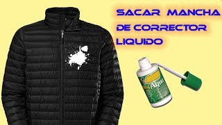 Como Sacar Mancha de Corrector Liquido en la Ropa