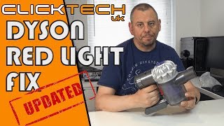 How To Fix Dyson V6 Flashing Red Light - UPDATED - Installing a New Battery Pack