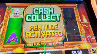 Cash Collect Bonus on Mo Mummy. Fun/creative bonus game. #casino #gambling #slot #slots #bonusslot