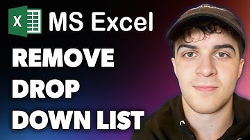 How to Remove in Excel Drop Down List (Full 2024 Guide)