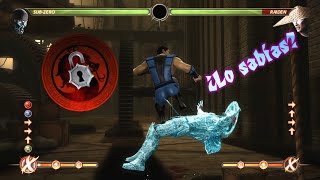 SECRET COMBO SUB ZERO MORTAL KOMBAT 9