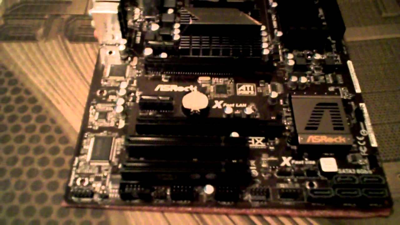 Asrock 970 Extreme 3 Motherboard Unboxing - YouTube