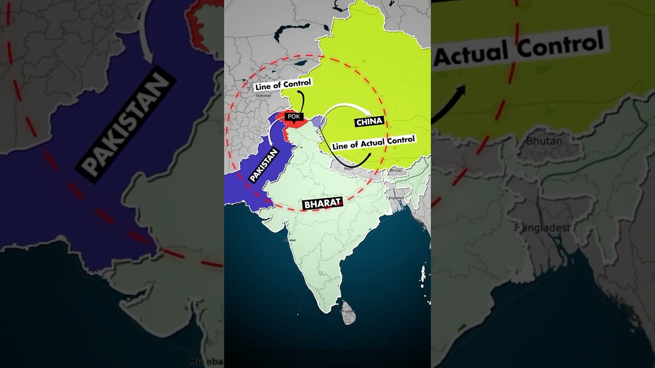 POK, LOC, LAC Explained!! What is Pok? #india #pakistan #china #geography #upsc