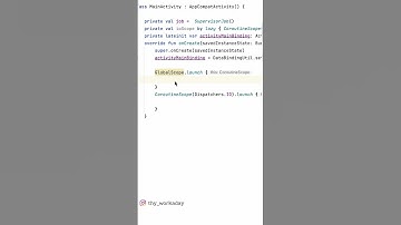 Coroutine scope vs Global scope  #shorts #kotlin #kotlintutorials #android #androiddeveloper