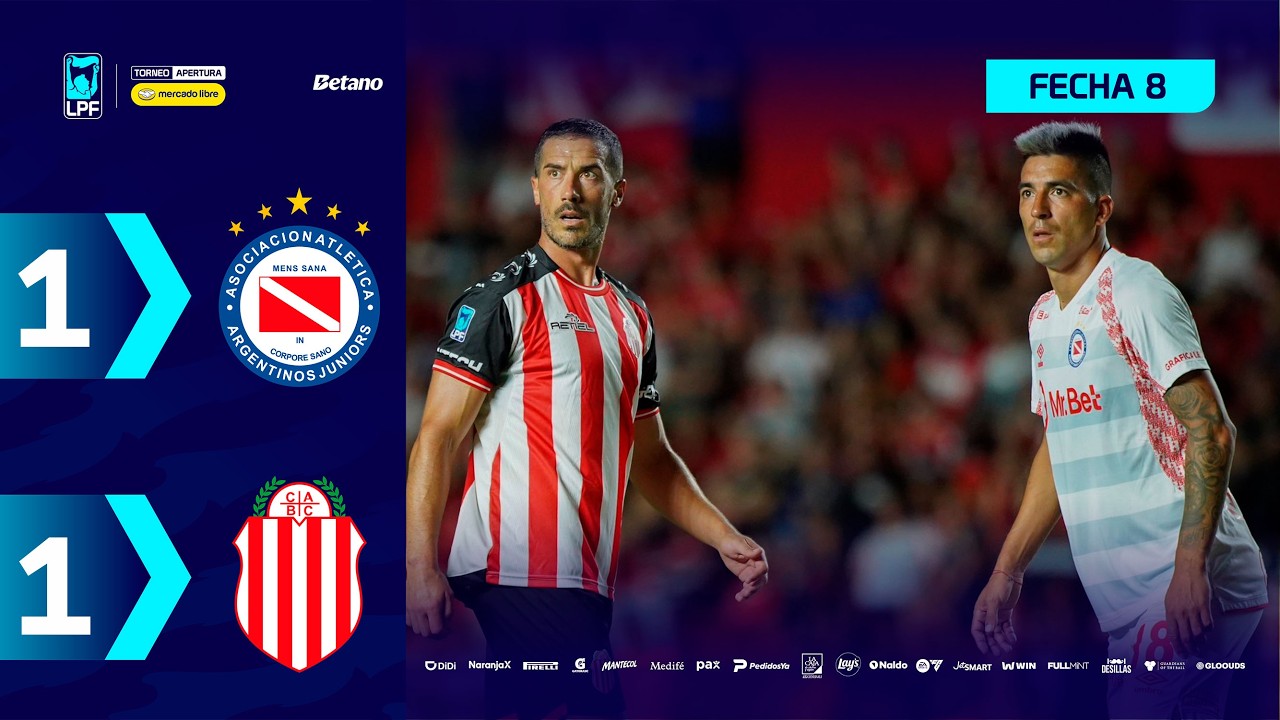 ARGENTINOS 1 - 1 BARRACAS CENTRAL | Resumen del partido | #TorneoMercadoLibre 2026 🏆