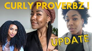 CURLY PROVERBZ 2 YEAR REVIEW USING HAIR GROWTH OIL | DOES IT WORK AND LENGTH CHECK