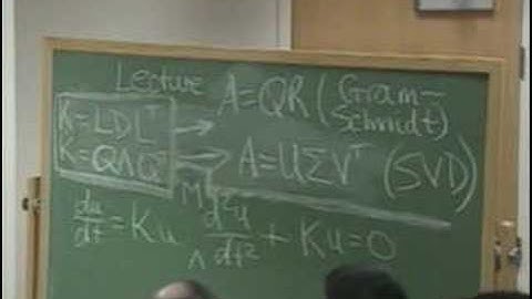 Lec 6 | MIT 18.085 Computational Science and Engineering I