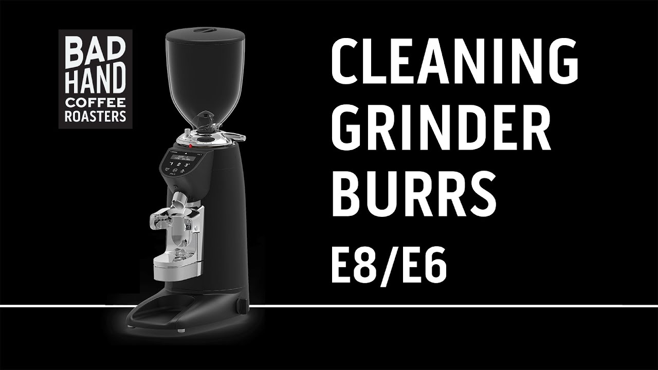 Compak Coffee Grinder E8 / E6 Burr Clean - YouTube