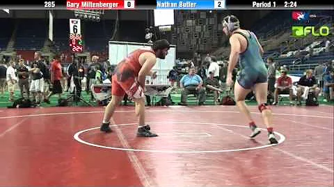 Junior 285 - Gary Miltenberger (California) vs. Na...