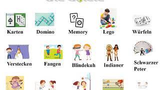 Die Spiele l the games l أسماء الألعاب باللغة الألمانية screenshot 4