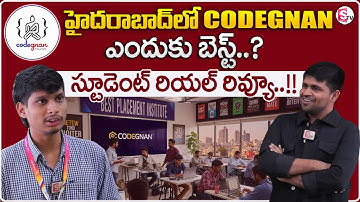 Why Codegnan is the Best Institute for Placement? Student Real Review @sumantvparenting