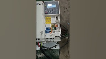 ABB VFD part 3  parameters  setting #machine #cncmill #electrical