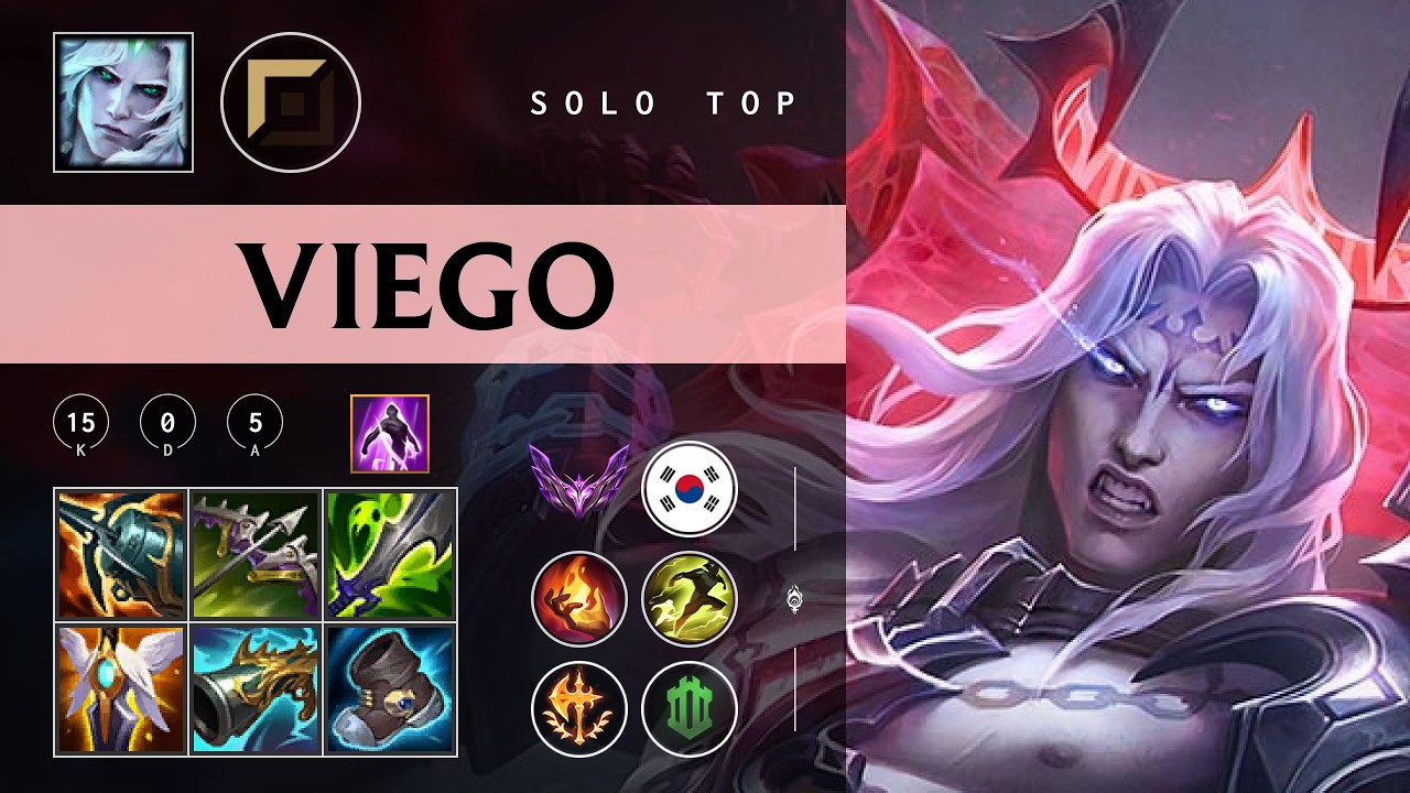 Viego Top vs Aatrox - KR Master Patch 26.04