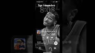 Oooh Shai #sga #okcthunder #nba #wallpaper #shaigilgeousalexander
