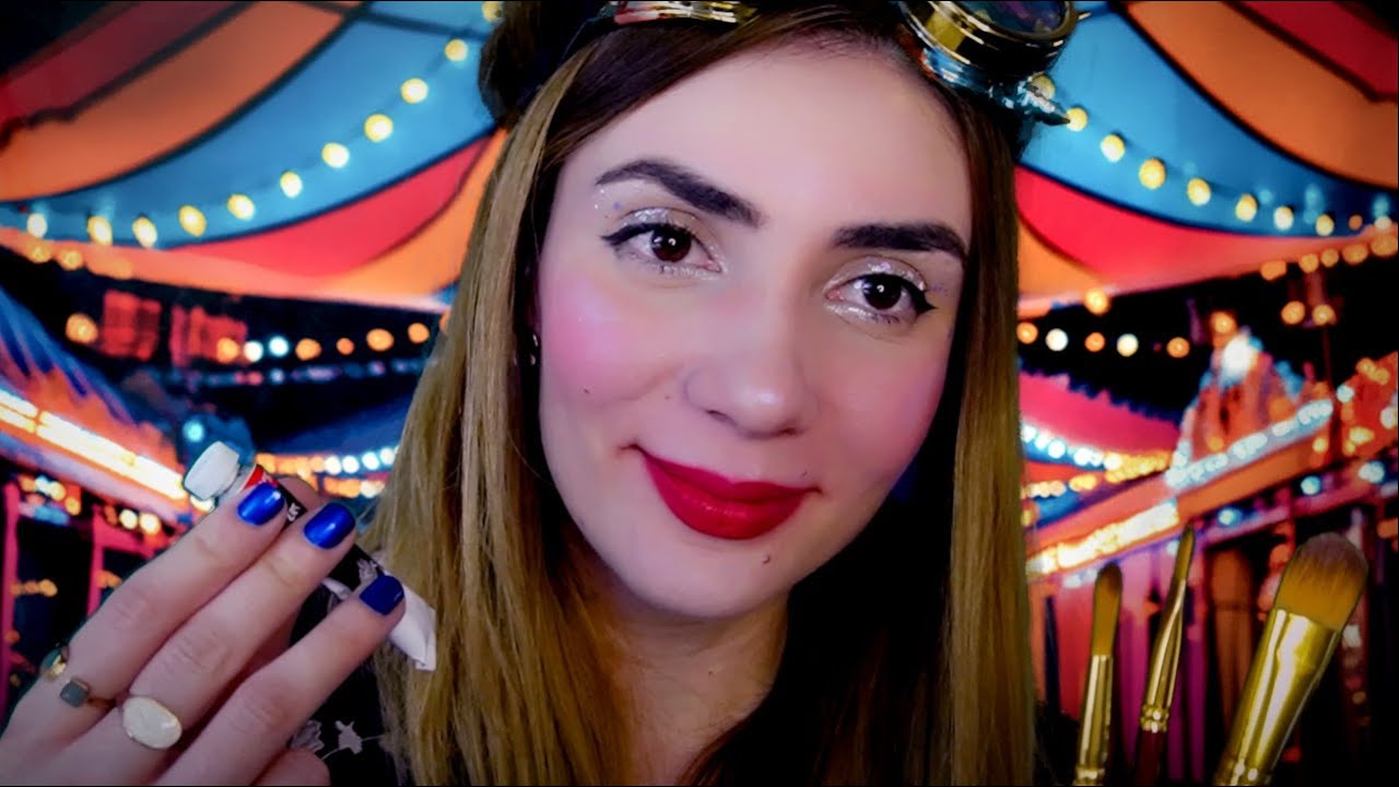 ASMR | Painting Your Face at Carnival (Whispered)