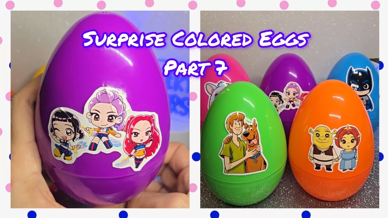 Surprise Colored Eggs Compilation Part 7