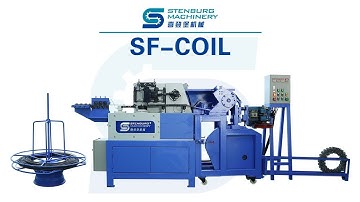 SF COIL Fully Automatic Sofa S-shape Zig-zag Coiling Spring Forming Machine
