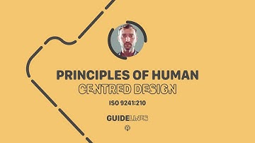 Principles of Human Centred Design, ISO 9241:210