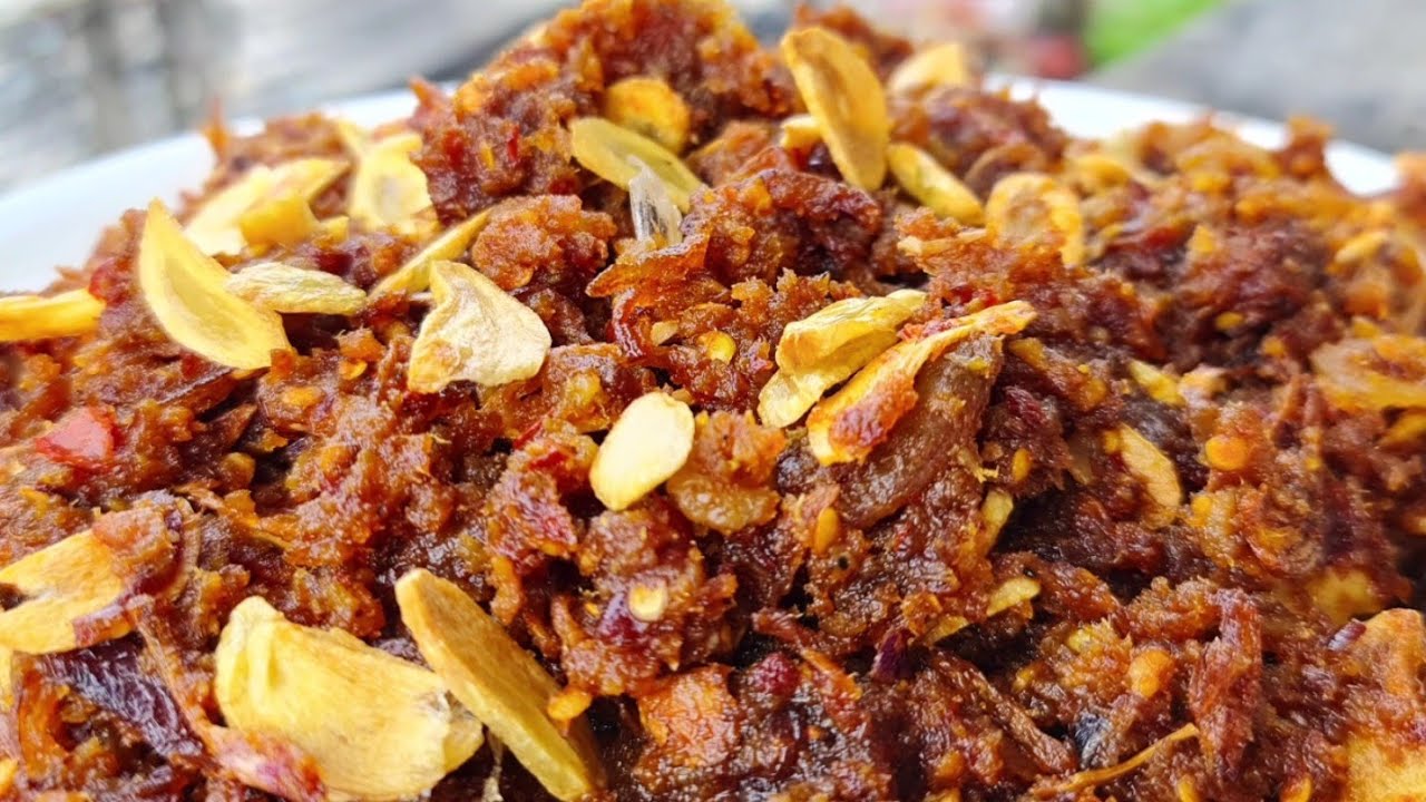 ပုဇွန်ခြောက်ငပိကြော် တစ်ခါကြော်တစ်လစား အလွယ်ကြော်နည်းလေးပါဗျာ 🦐🌶#BOYMK