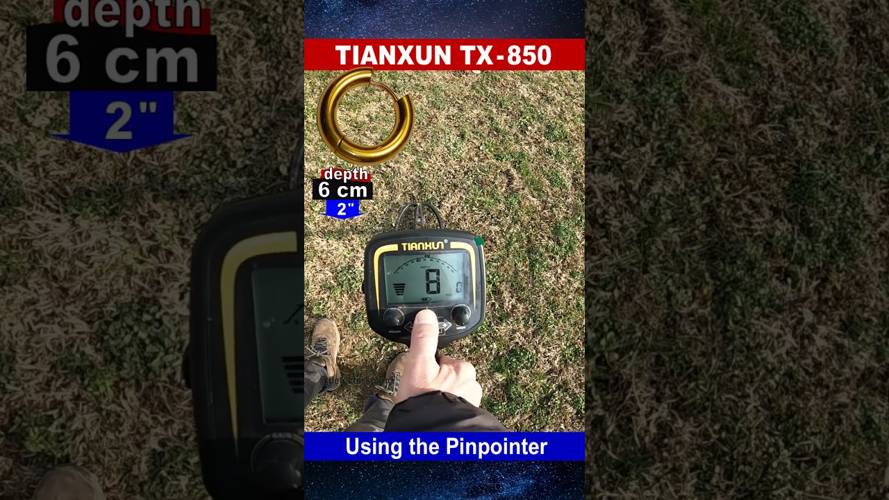 Tianxun tx 850 test 😉🎯👍 Using the Pinpointer 