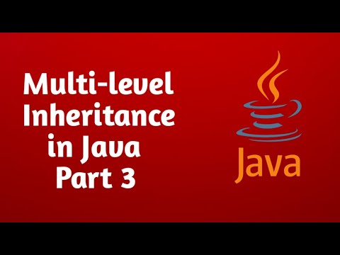Multi-level Inheritance in Java | Programming knowledge