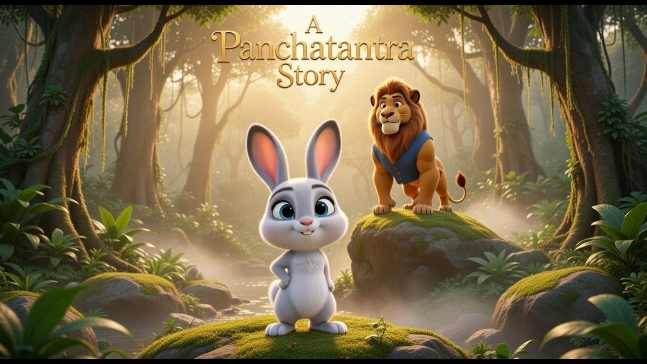 🐰 The Clever Rabbit vs Proud Lion | चतुर खरगोश और घमंडी शेर ...