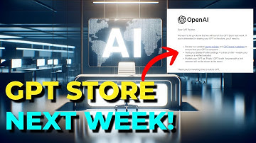 AI NEWS! OpenAI Custom ChatGPT Store Coming Next Week!
