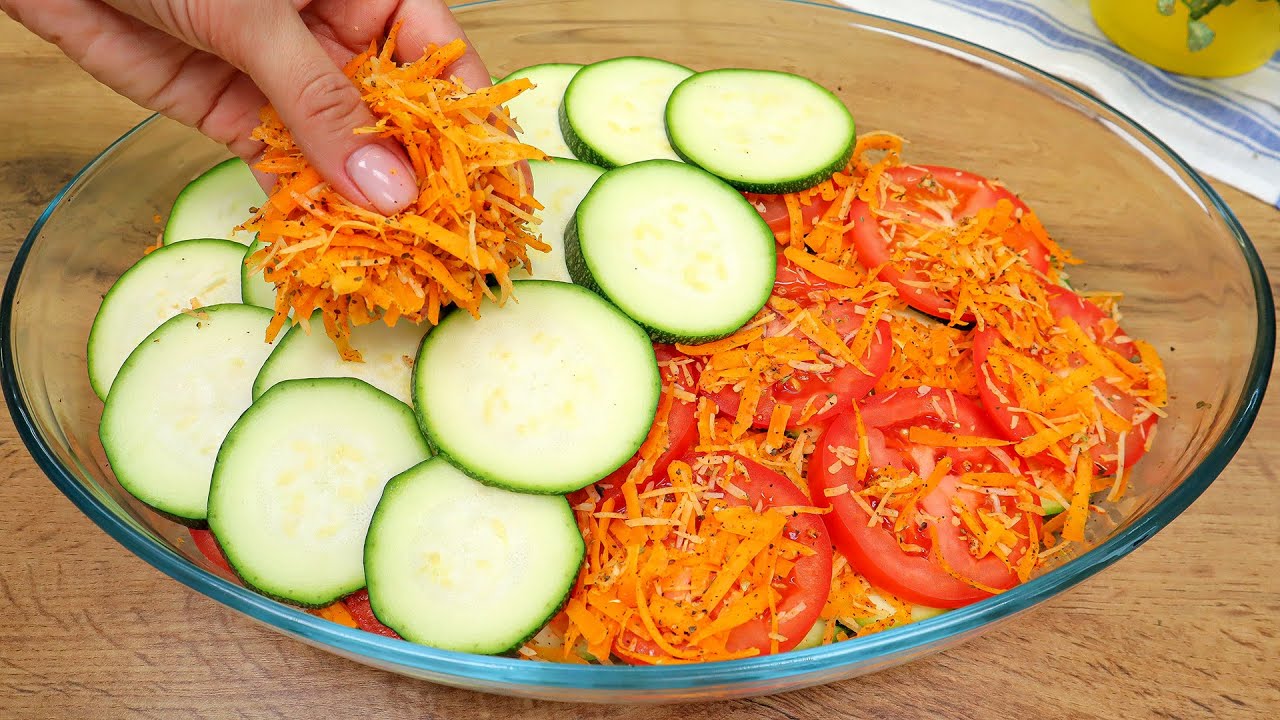 Ich werde nie müde, dieses Zucchini Rezept zuzubereiten! Leckeres Abendessen in 10 Minuten!