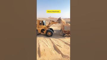 CAT wheel loader loading truck #shorts