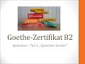 (EN Subtitles) Prüfungsvorbereitung Goethe B2 Sprechen Aufgabe1 Sprachen lernen