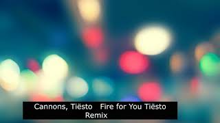 Cannons, Tiësto   Fire for You  Tiësto Remix Resimi