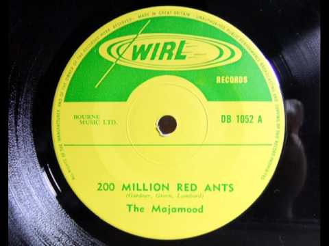 7” Majamood 200 Million Red Ants / Faces Amassed DB1052 WIRL /00080 The Majamood – 200 Million Red Ants – Vinyl (7