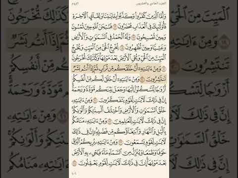 ومن آياته أن خلقكم من تراب تلاوة للشيخ ماهر المعيقلي        20 25