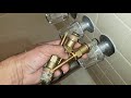 How To Repair Replace 3 Handle Shower Valve