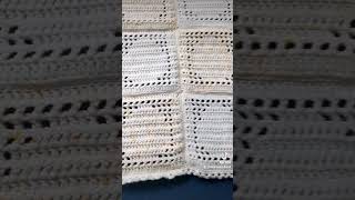 Easter Egg Filet Crochet Blanket