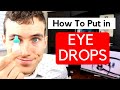 How to Put Eye Drops in Your Own Eyes - How to Use Eye Drops Without Flinching