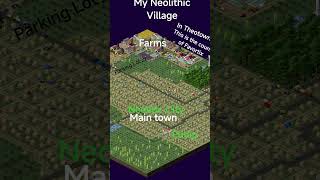 My Neolithic village in Favortix County, Flat Earth, Neolitic Cities in Flat Earth (Part 1)