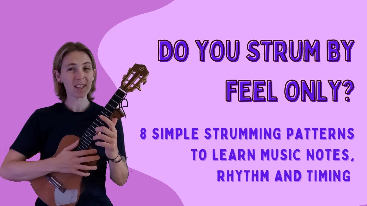 Strumming by 'feel' only? Watch this! - How to Strum on the Ukulele