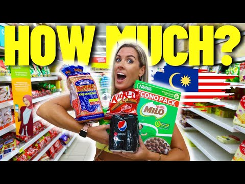 GROCERY SHOPPING IN MALAYSIA 🇲🇾 HOW DOES IT COMPARE TO THE UK?