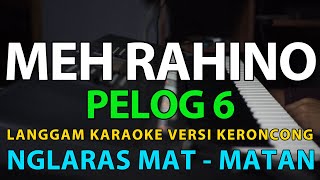 Langgam Jawa Meh Rahino - Karaoke Langgam Keroncong Jawa Pelog 6