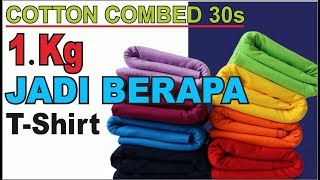 Kaos Polos Pria Lengan Panjang Cotton Combed 30S