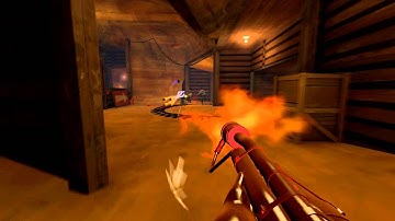 TF2 - A pipe and sentry gun rocket reflect