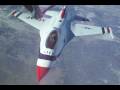 USAF Thunderbirds mid air refueling - SuperBowl XLIII